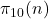 \pi_{10}(n)